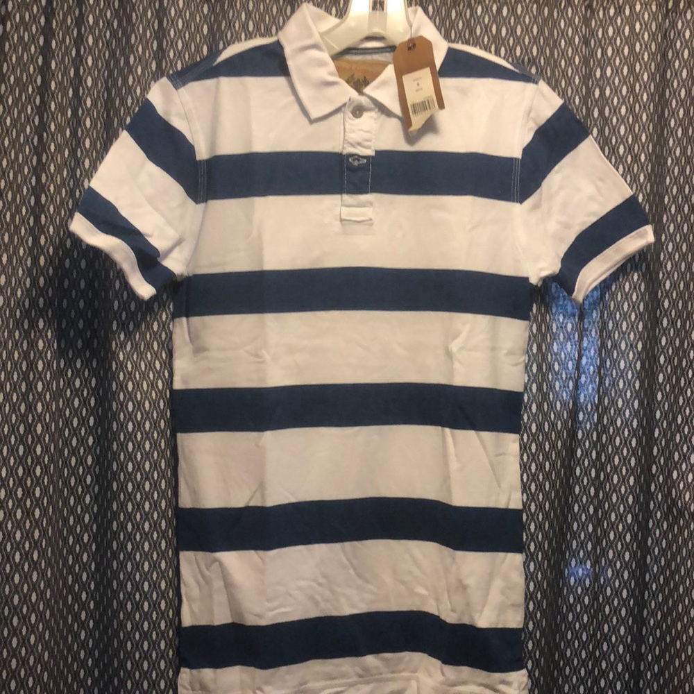 Button up polo shirt